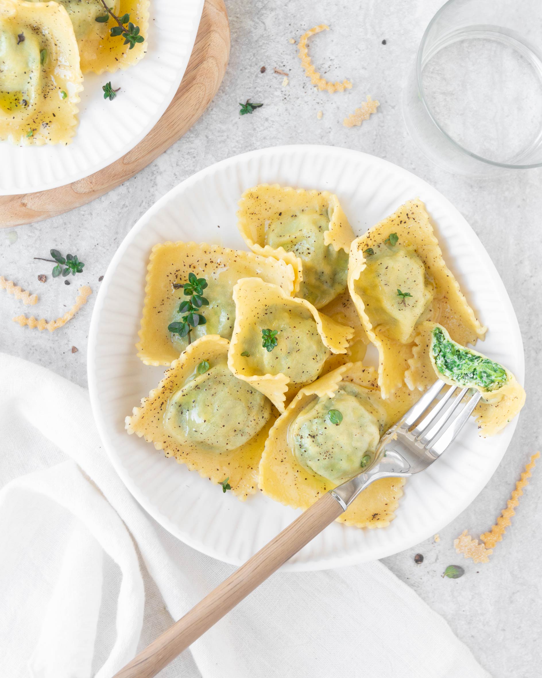 Ravioli di Ricotta e Spinaci